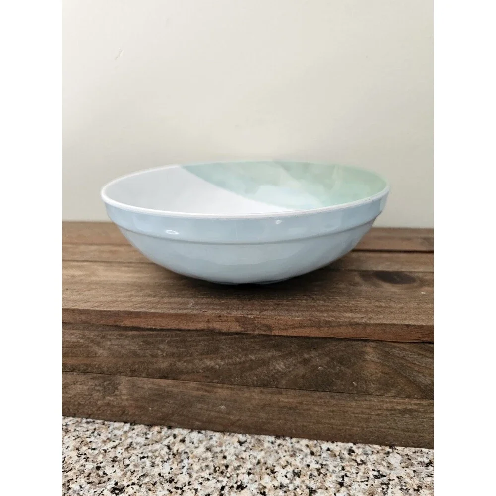 8 Nautica Home Melamine All Purpose Bowls Seafoam Blue Green